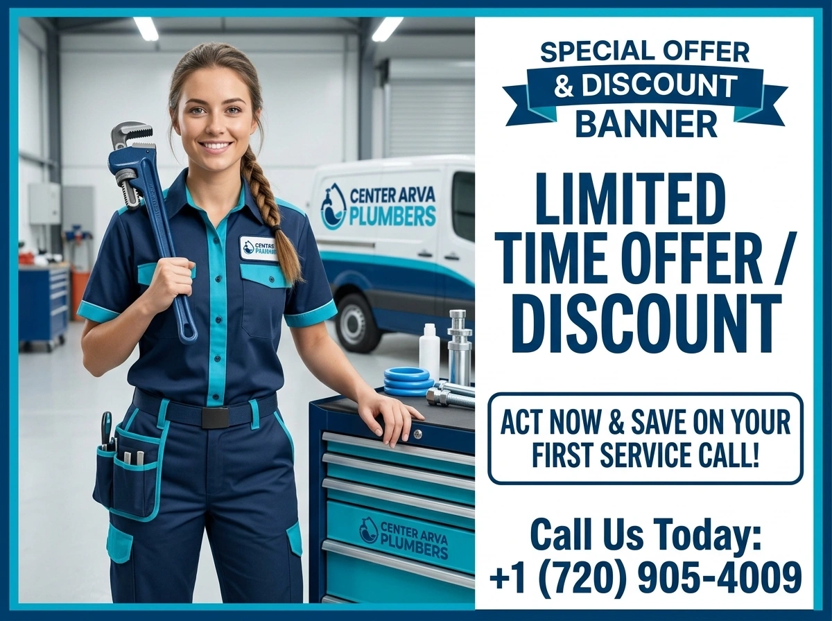 Current discounts and special offers from Center Arva Plumbers emergency plumbing Arvada CO