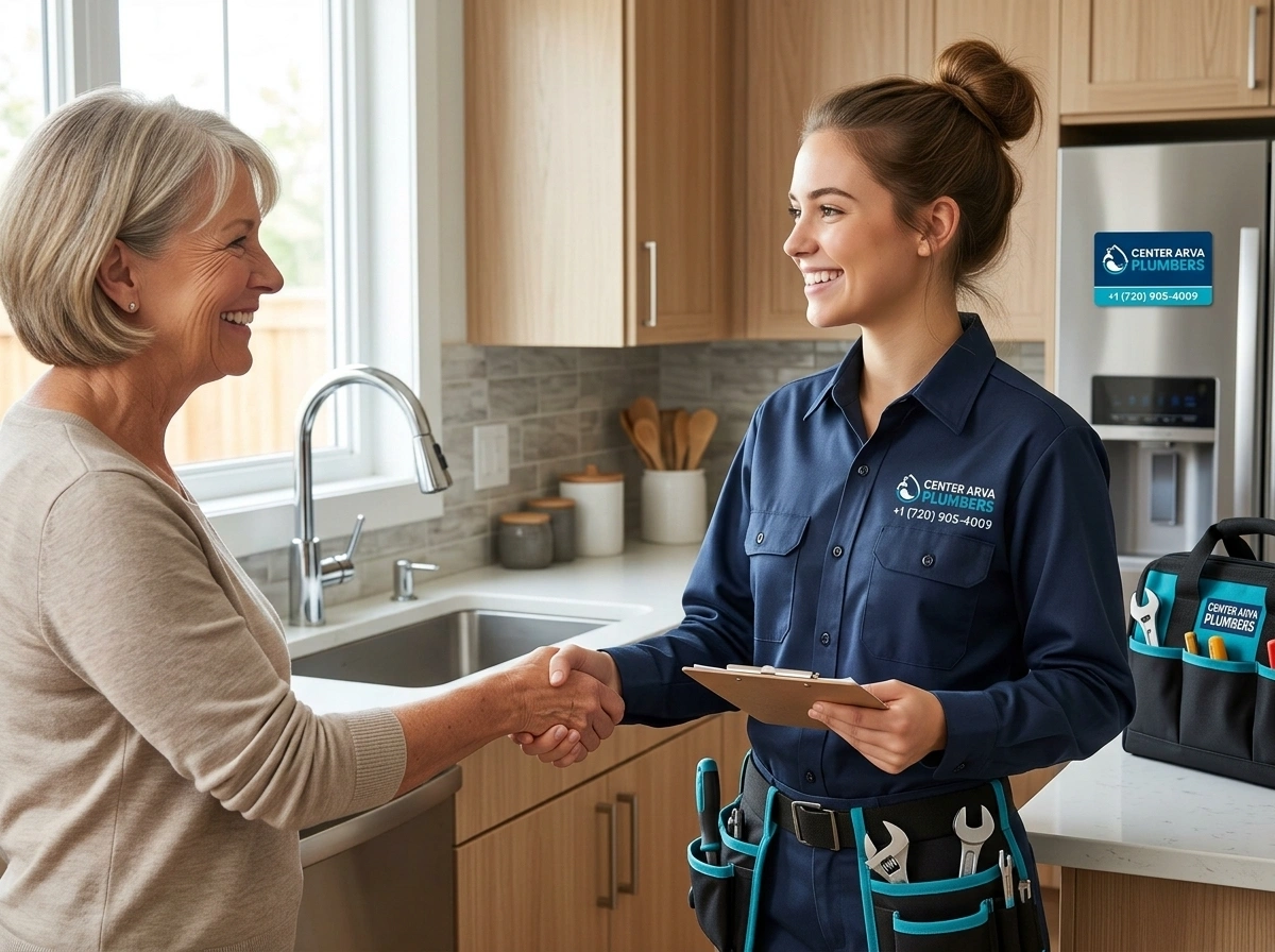 Trusted kitchen plumbing service consultation for commercial clients along the Wadsworth retail spine in Arvada CO by Center Arva Plumbers